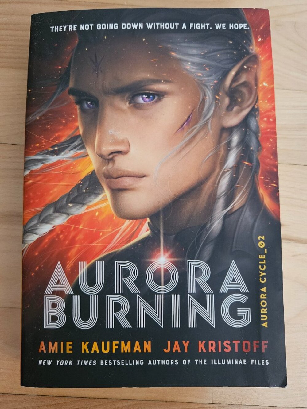 3/$15 book Aurora Burning by Amie Kaufman and Jay Kristoff